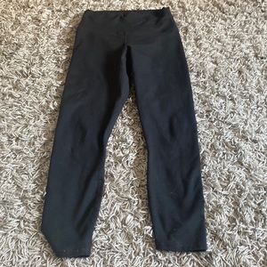 Black fabletics capris